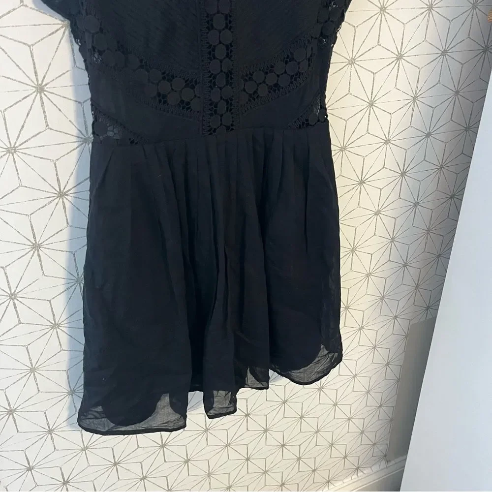 Free People Gothic Sheer Panel Dress